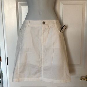 Brand New White Skort